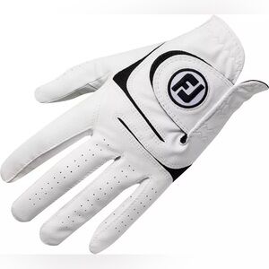 FootJoy WeatherSof Golf Glove in White, Size Left S